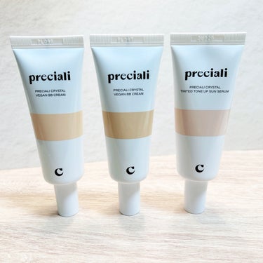 CRYSTAL VEGAN BB CREAM/PRECIALI/BBクリームを使ったクチコミ（1枚目）