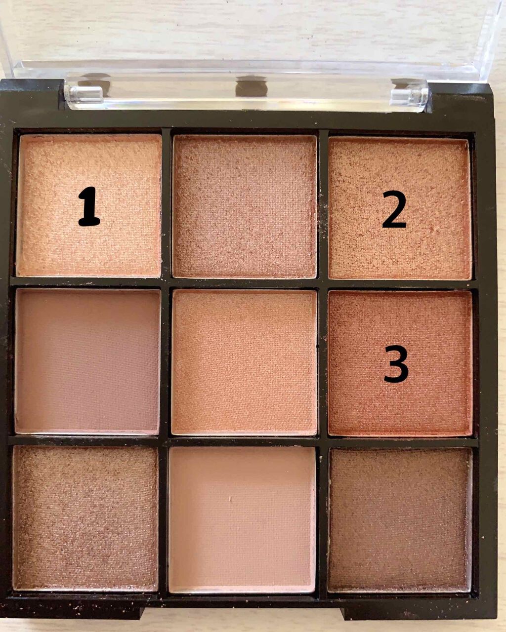 UR GLAM BLOOMING EYE COLOR PALETTE/U R GLAM/アイシャドウパレットを使ったクチコミ(2枚目)