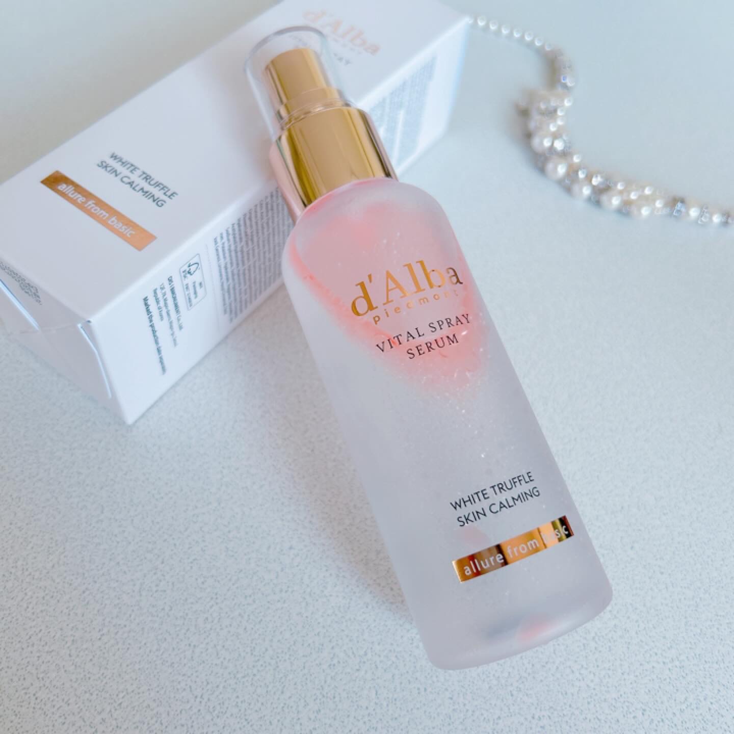 ダルバ ホワイトトリュフバイタルスプレーセラム/ダルバ/ミスト状化粧水を使ったクチコミ（1枚目）