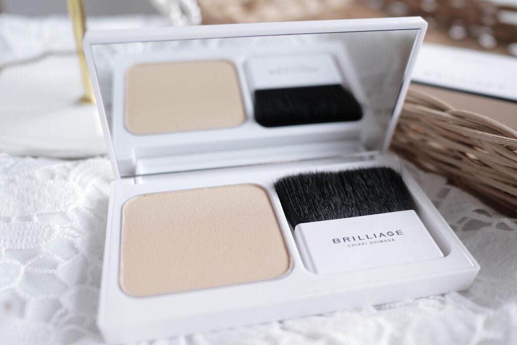 パウダリーファンデーション ソフトシャイニー/ブリリアージュ/パウダーファンデーションを使ったクチコミ(2枚目)