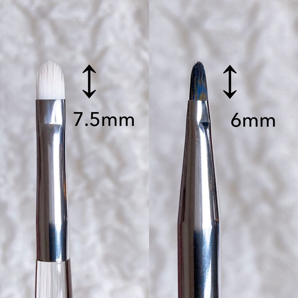 アイシャドウブラシ 熊野筆/CipiCipi/メイクブラシを使ったクチコミ（2枚目）