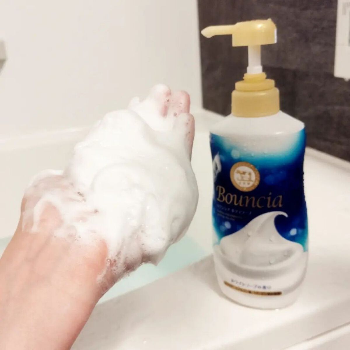 バウンシア ボディソープ ホワイトソープの香り/Bouncia/ボディソープを使ったクチコミ（2枚目）