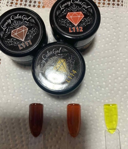 ラブリーカラージェル/グレースジェル/ジェルネイルを使ったクチコミ(1枚目)
