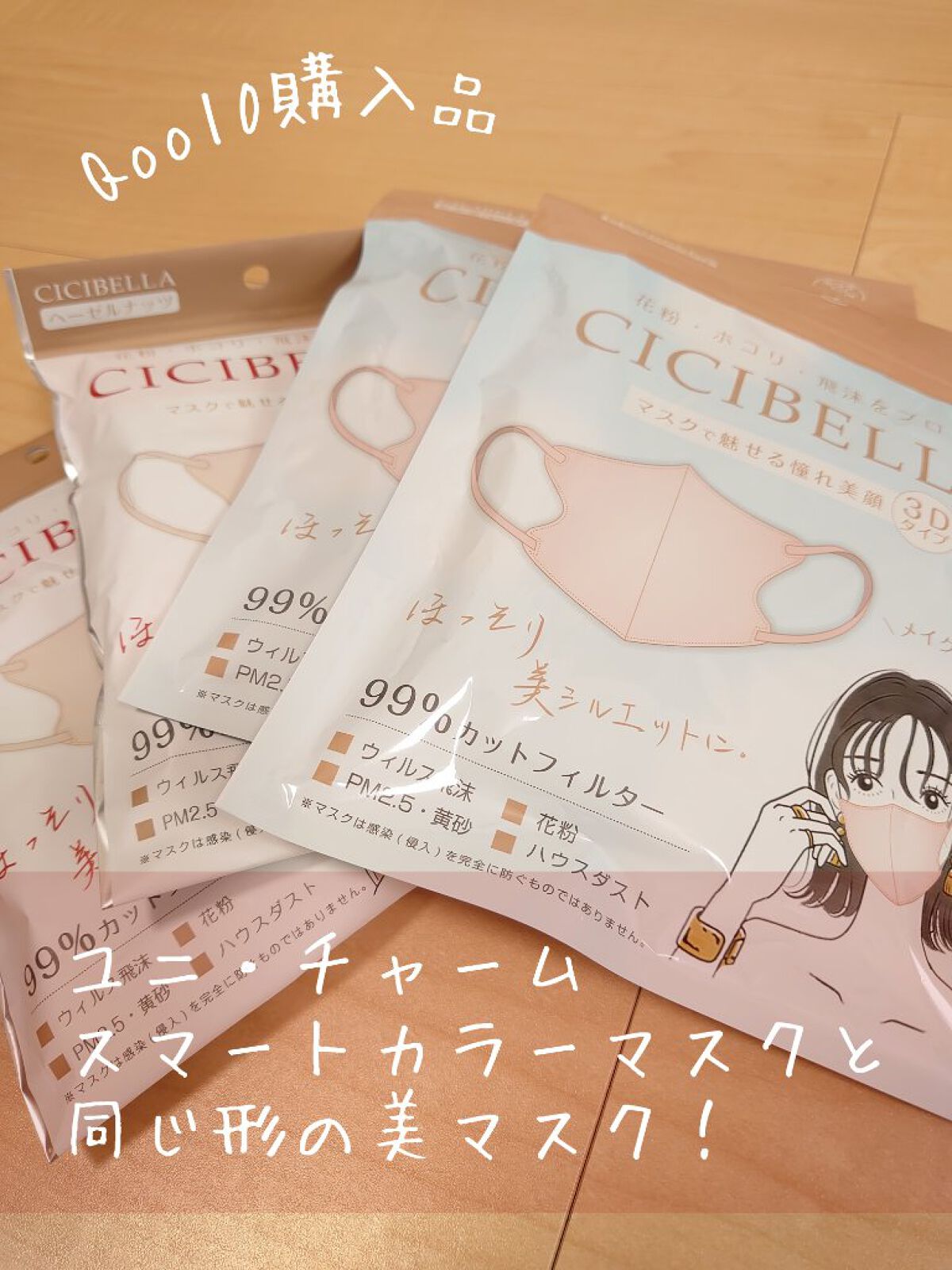 3D立体マスク/CICIBELLA/マスクを使ったクチコミ（1枚目）