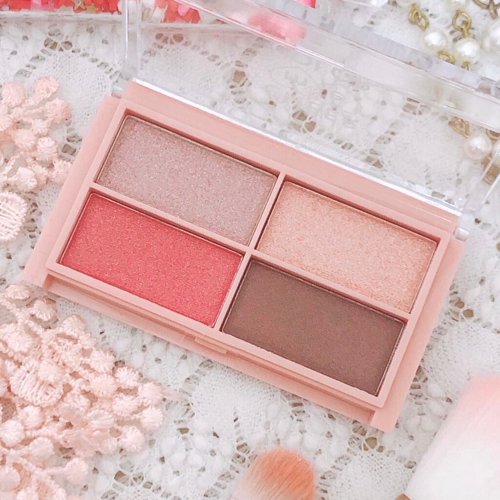 CHEER me COLOR アイシャドウ/セリア/アイシャドウパレットを使ったクチコミ(2枚目)