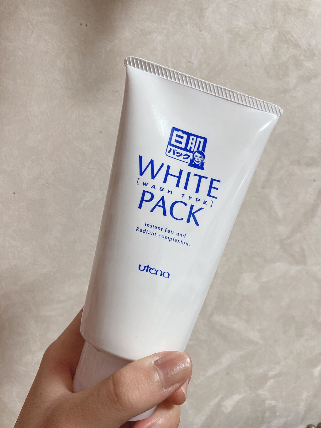 真珠エキス配合 白肌パック(洗い流すタイプ)/白肌/洗い流すパック・マスクを使ったクチコミ(1枚目)