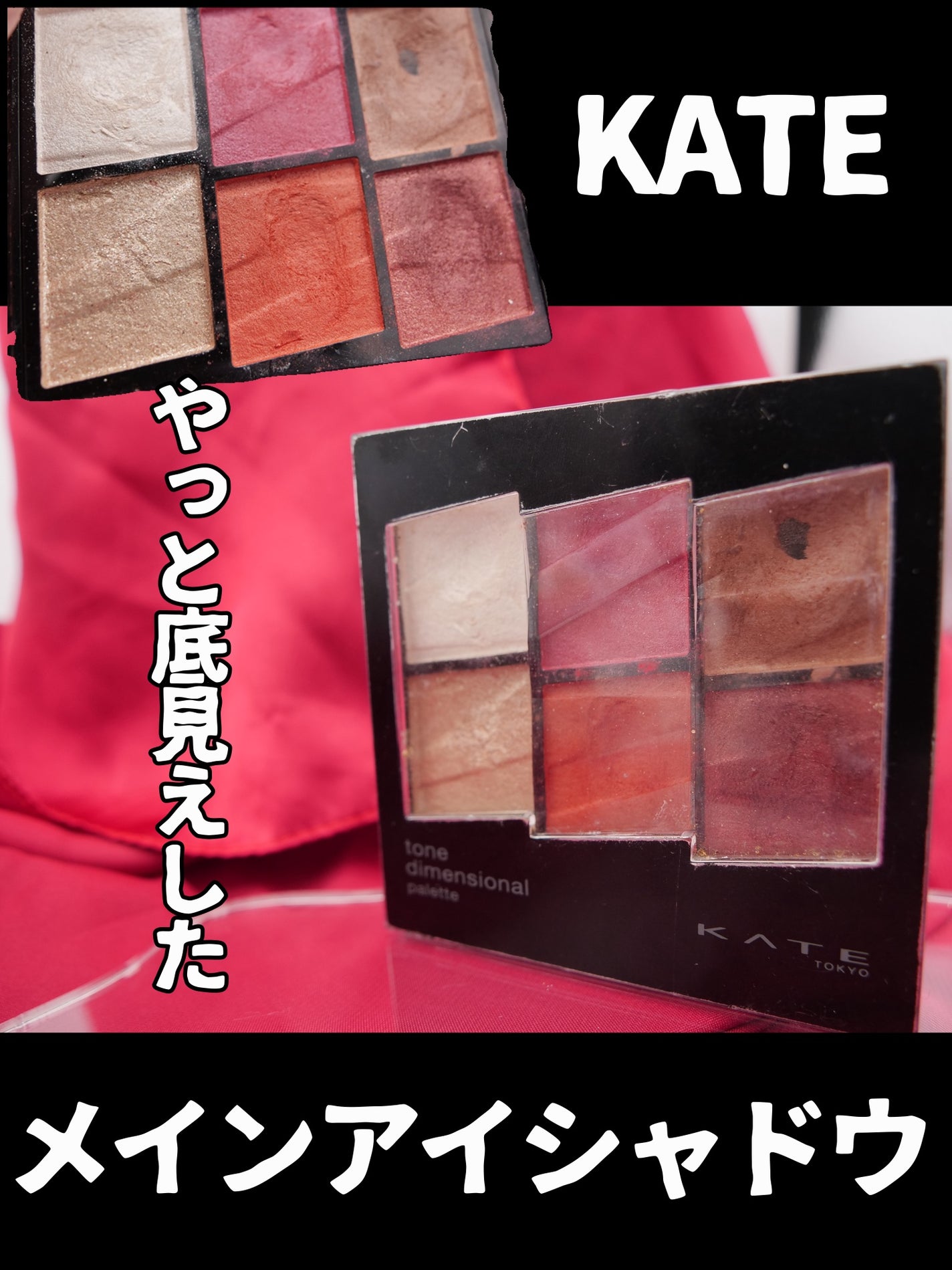 らんしゃん@フォロバ♥️ on LIPS 「廃盤品だけど未だに使ってる!初めてのKATEのアイシャドウずっ..」(1枚目)