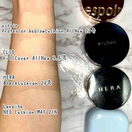 プロテーラービーグロウクッション(オールニュー)/espoir/クッションファンデーションを使ったクチコミ(7枚目)