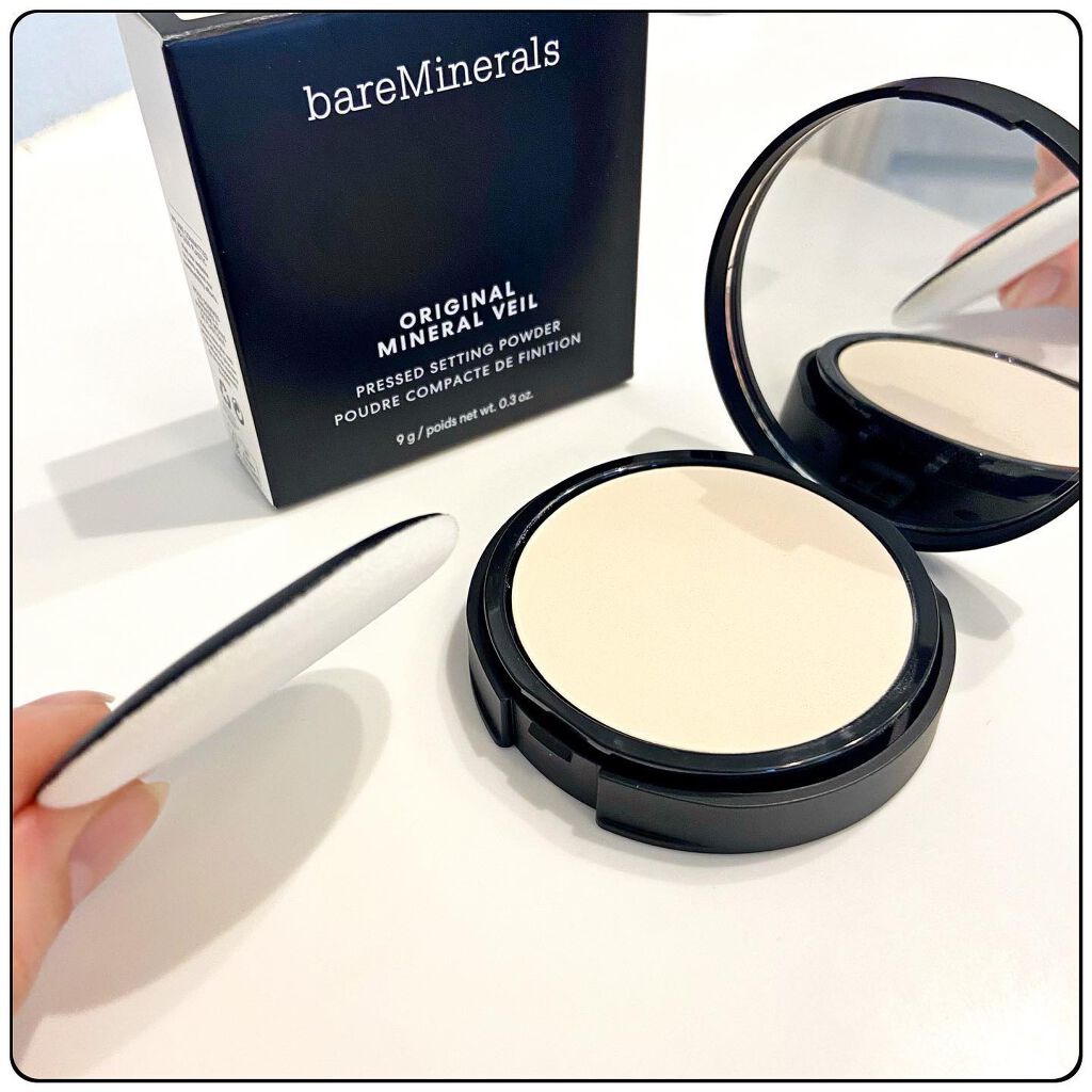 オリジナル ミネラルベール プレスト パウダー/bareMinerals/プレストパウダーを使ったクチコミ（2枚目）