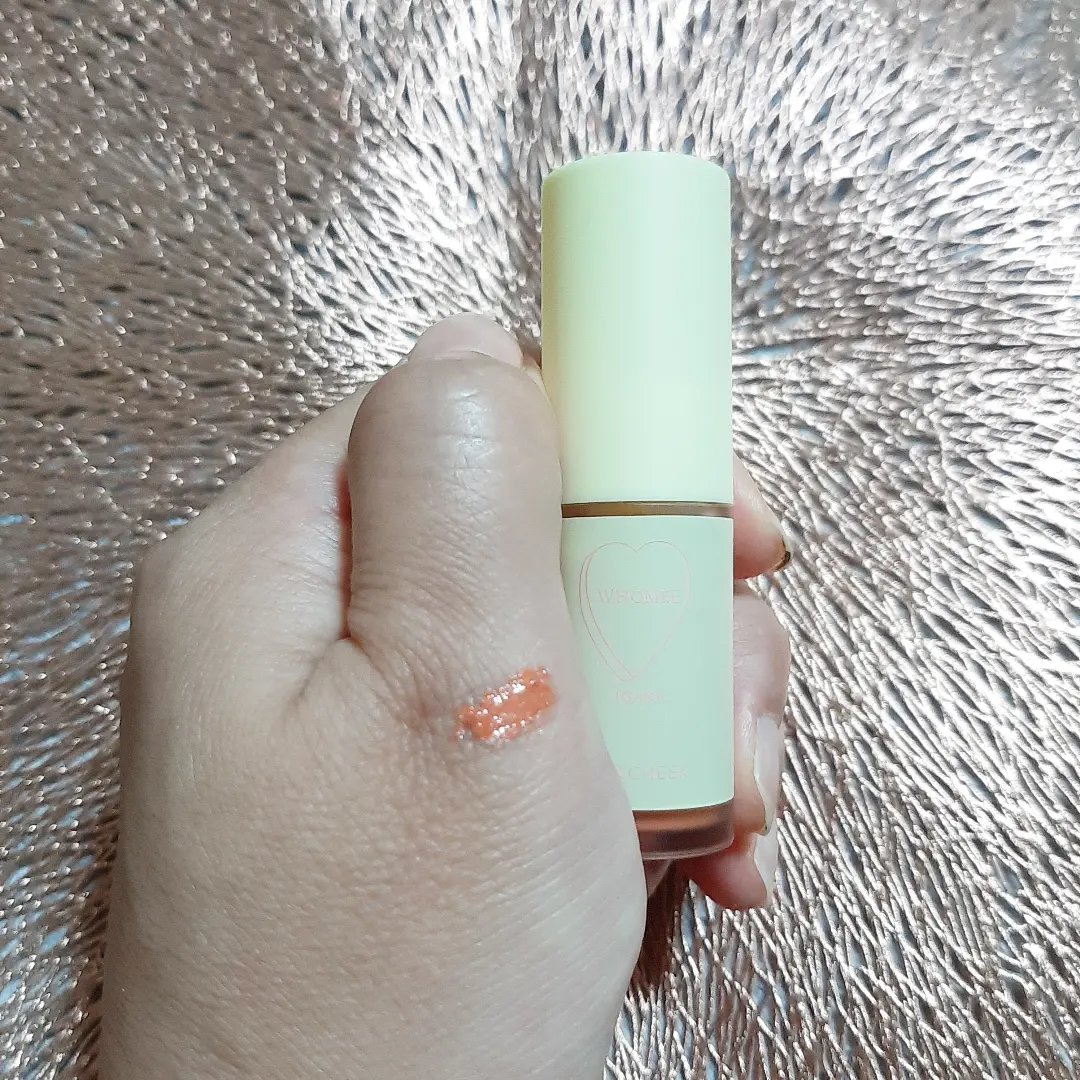 リップ＆チーク リンダオレンジ/WHOMEE/ジェル・クリームチークを使ったクチコミ（3枚目）