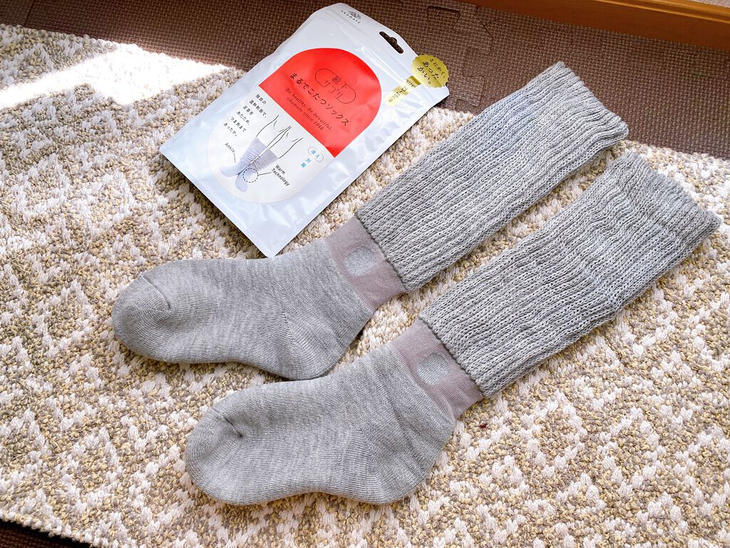 靴下サプリ まるでこたつ レディース ソックス/靴下サプリ/暖かい靴下を使ったクチコミ（3枚目）