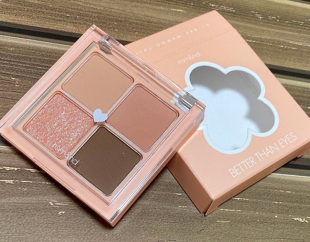 ベターザンアイズ/rom&nd/アイシャドウパレットを使ったクチコミ(1枚目)