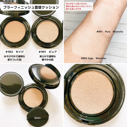 ブラーフィニッシュ雲楚クッション/Dinto/クッションファンデーションを使ったクチコミ(2枚目)