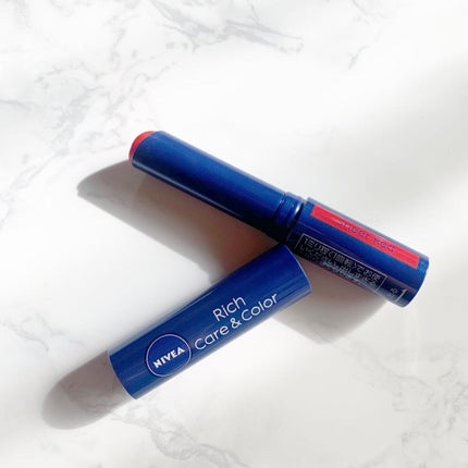 ニベア リッチケア&カラーリップ/ニベア/リップクリームを使ったクチコミ(1枚目)