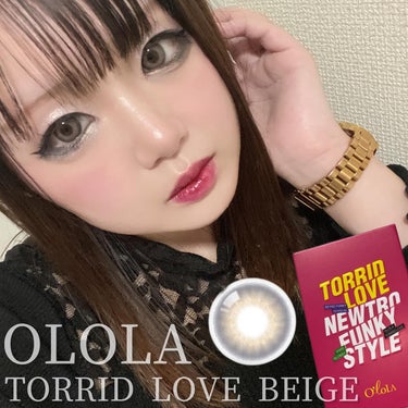 _

OLOLA TORRID LOVE BEIGE
トリッドラブベージュマンスリーカラコン
B.C 8.7 / DIA 14.2mm
2枚入り(1 month) / ￥2,190

【 童顔なのに鬼盛