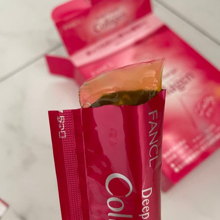 ディープチャージ コラーゲン スティックゼリー/ファンケル/美容サプリメントを使ったクチコミ(1枚目)