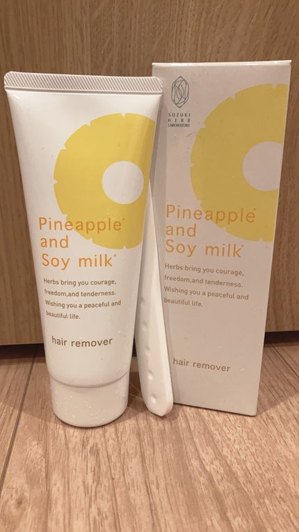 パイナップル豆乳除毛クリーム/鈴木ハーブ研究所/除毛クリームを使ったクチコミ(1枚目)