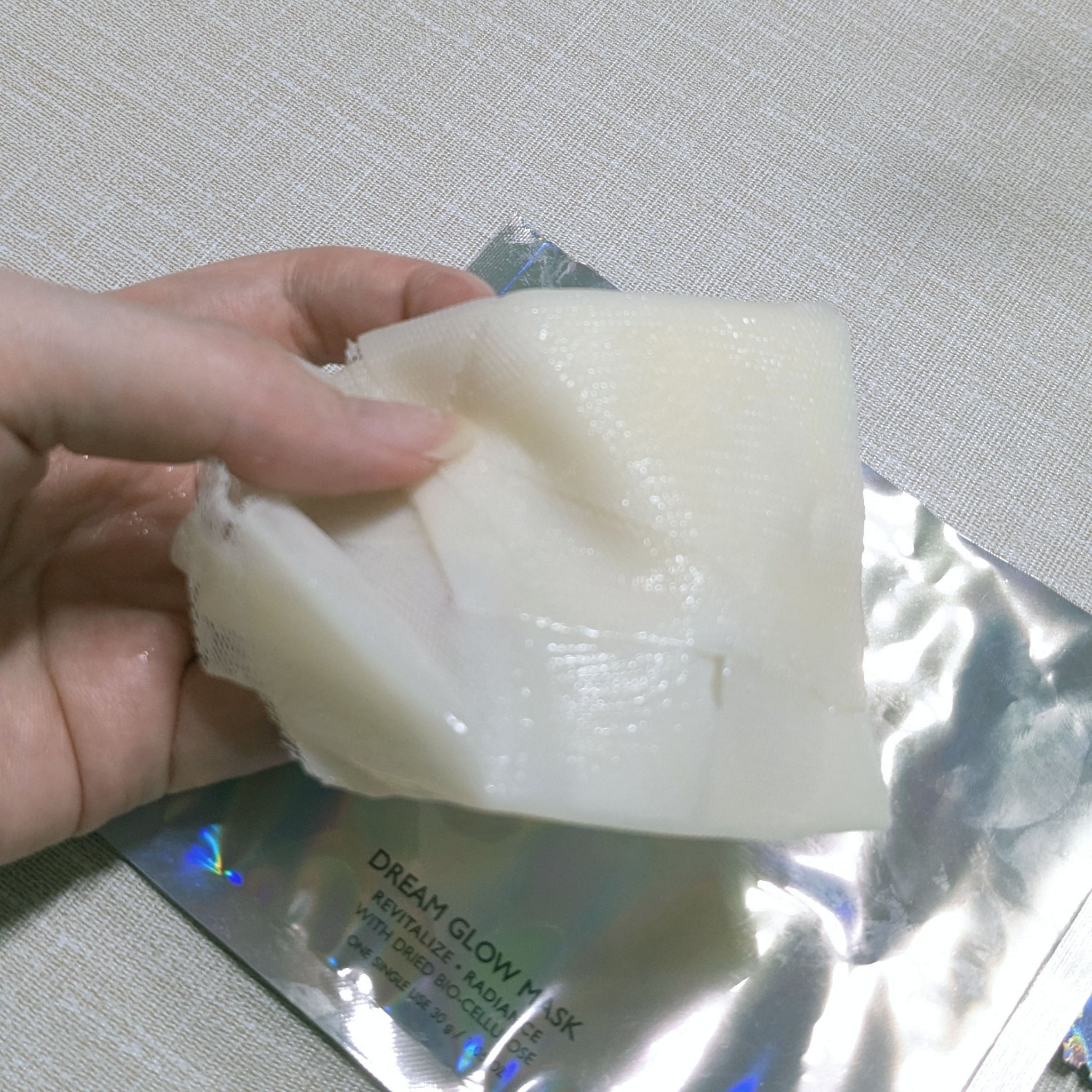 ドリームグロウマスク RR（透明感・キメ）/FEMMUE/シートマスク・パックを使ったクチコミ（2枚目）