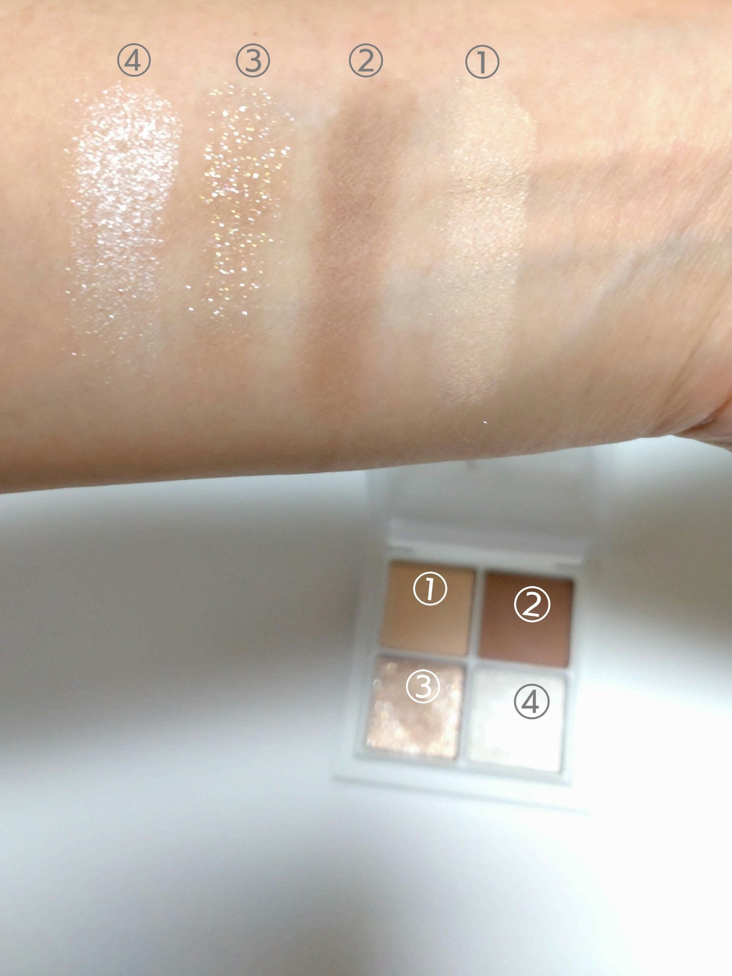 THE アイパレR/b idol/アイシャドウパレットを使ったクチコミ(2枚目)