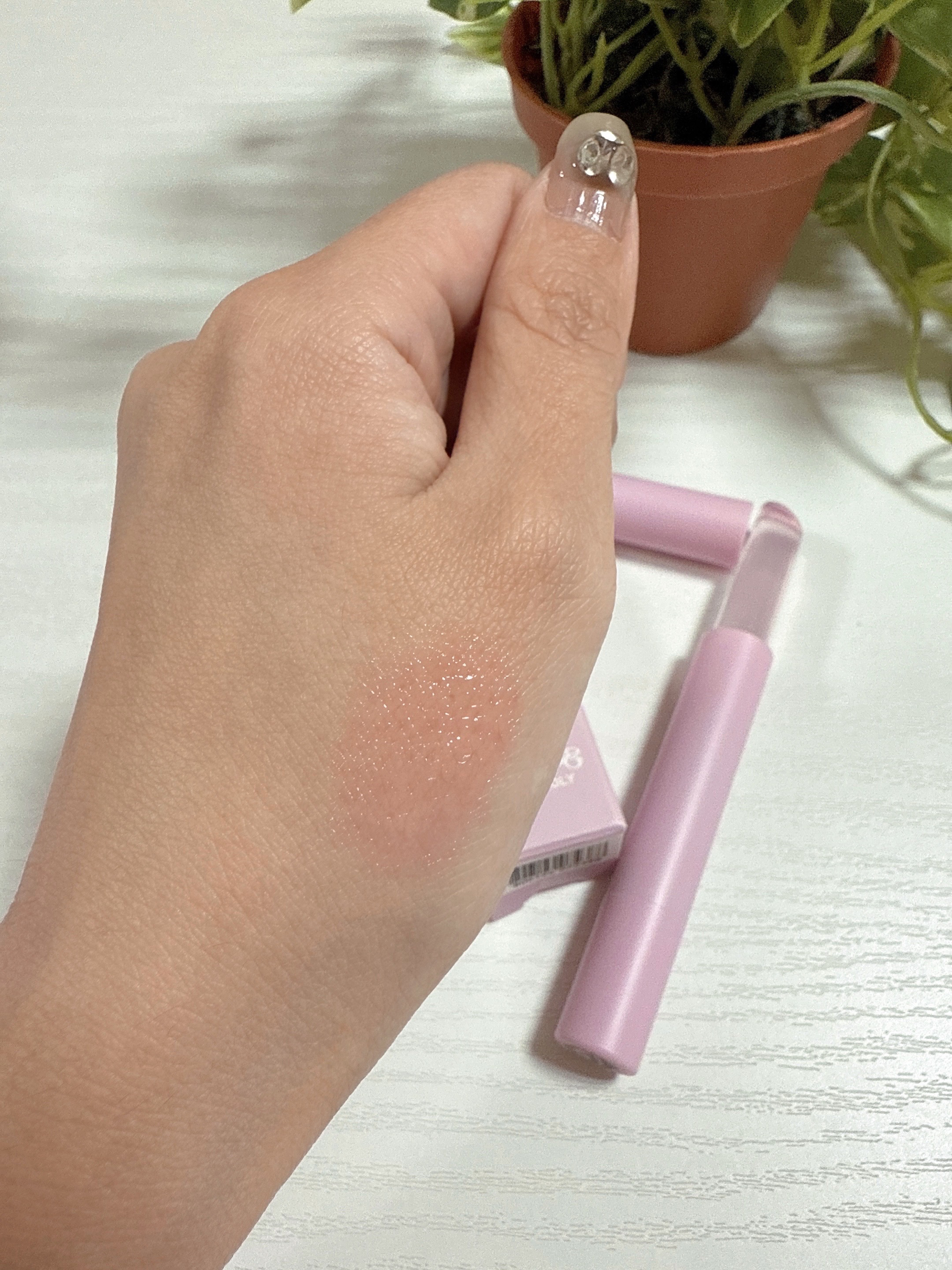 YOUHEEコラボ　グレーズバーム /TONYMOLY/リップバームを使ったクチコミ（2枚目）