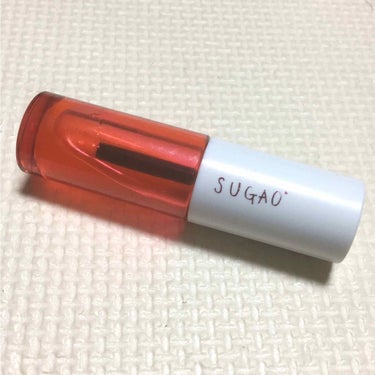 オススメリップ②💄✨

SUGAOのティントです！
私は、アプリコットピンクを購入しました😊

いい点↓

◎軽い着け心地
◎色が可愛い！
◎色もちが良い
◎プチプラ

着けた感じは、水みたいだなという