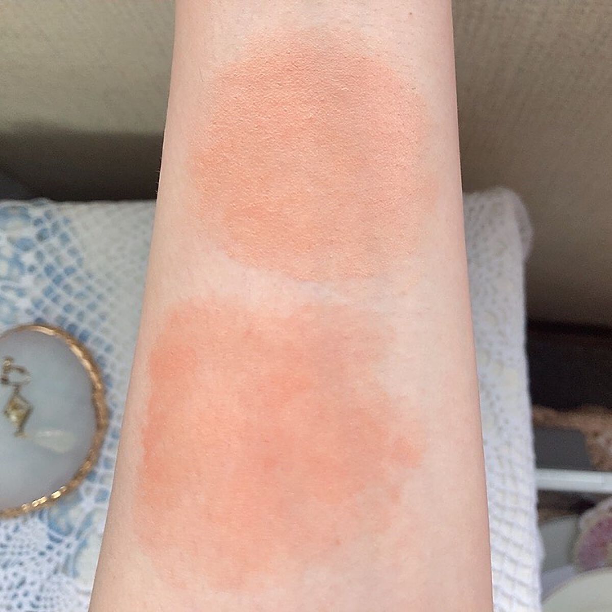 Soft touch liquid blusher/MERZY/リキッドチークを使ったクチコミ（3枚目）