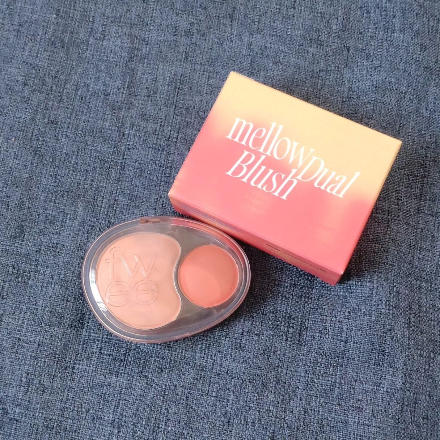 デュアルチークメロウ/fwee/ジェル・クリームチークを使ったクチコミ(8枚目)