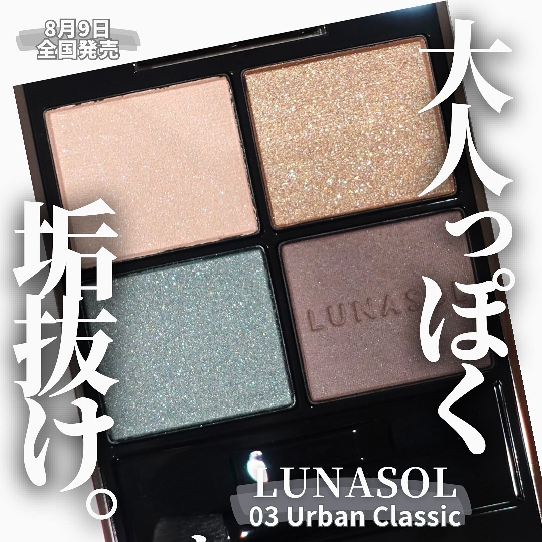 ルナソル アイカラーレーションN 03 Urban Classic/LUNASOL/アイシャドウパレットを使ったクチコミ（1枚目）