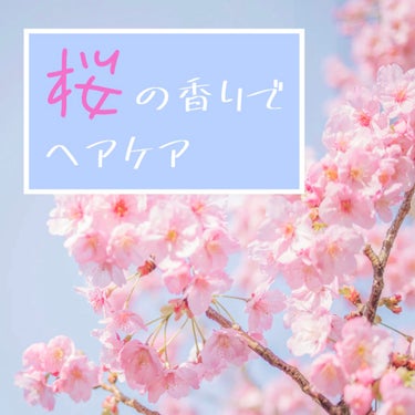 かな on LIPS 「【コスメ紹介】桜の香りがする、春ならではのヘアケア用品をまとめ..」（1枚目）