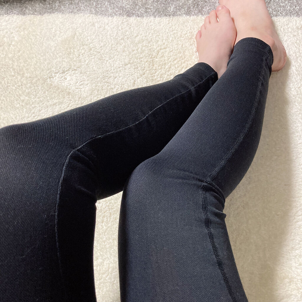 スリムウォーク 24h マルチスキニー デニム風/SLIMWALK/着圧ソックス・レギンスを使ったクチコミ（3枚目）