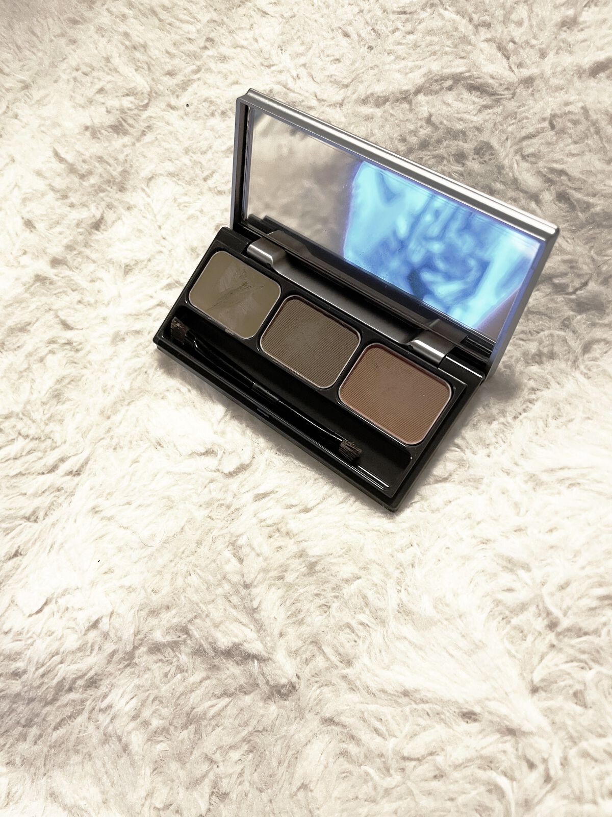 パレットアイブロウ オレンジブラウン/＆be/パウダーアイブロウを使ったクチコミ（2枚目）