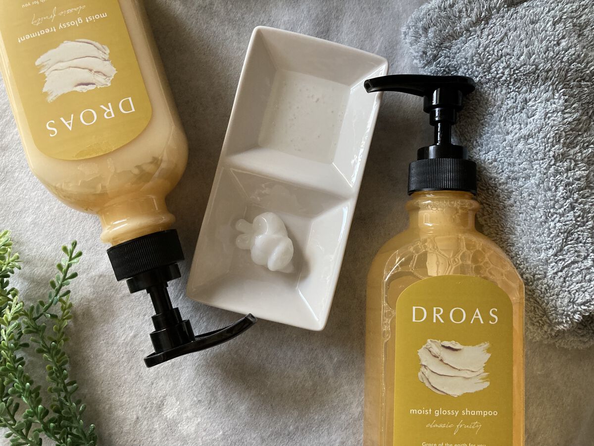 モイストグロッシーシャンプー/トリートメント/DROAS/市販シャンプーを使ったクチコミ（2枚目）