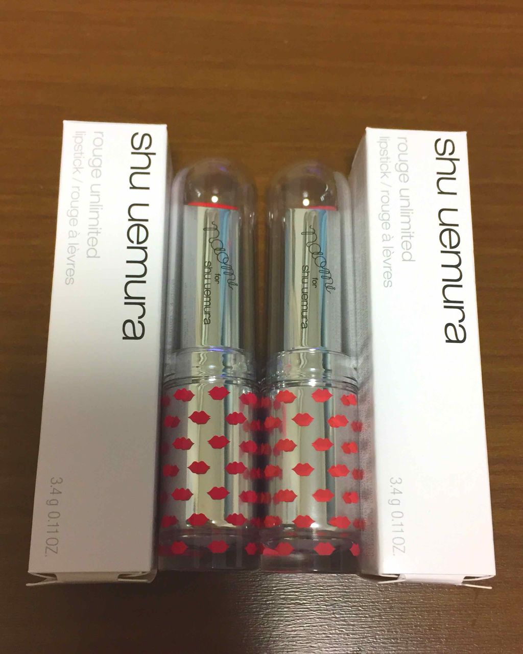 ルージュ アンリミテッド/shu uemura/口紅を使ったクチコミ(1枚目)