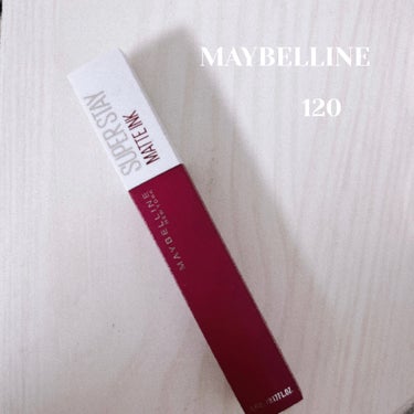 SPステイ マットインク 120/MAYBELLINE NEW YORK/口紅を使ったクチコミ（1枚目）