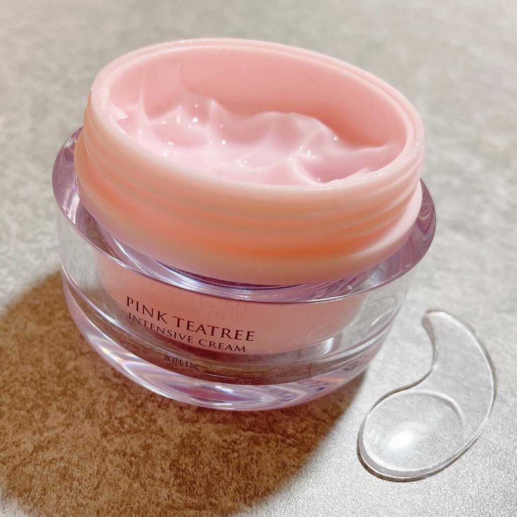 ピンクティーツリークリーム/APLIN/フェイスクリームを使ったクチコミ(2枚目)