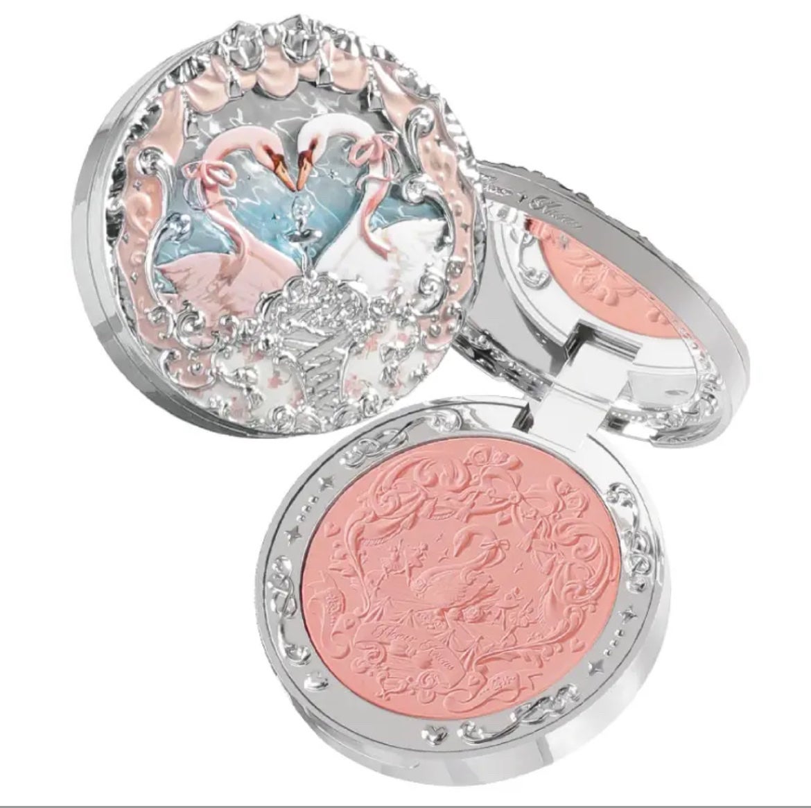 フラワーノーズ スワンバレエシリーズ ブラッシュコンパクト/FlowerKnows/パウダーチークを使ったクチコミ(1枚目)