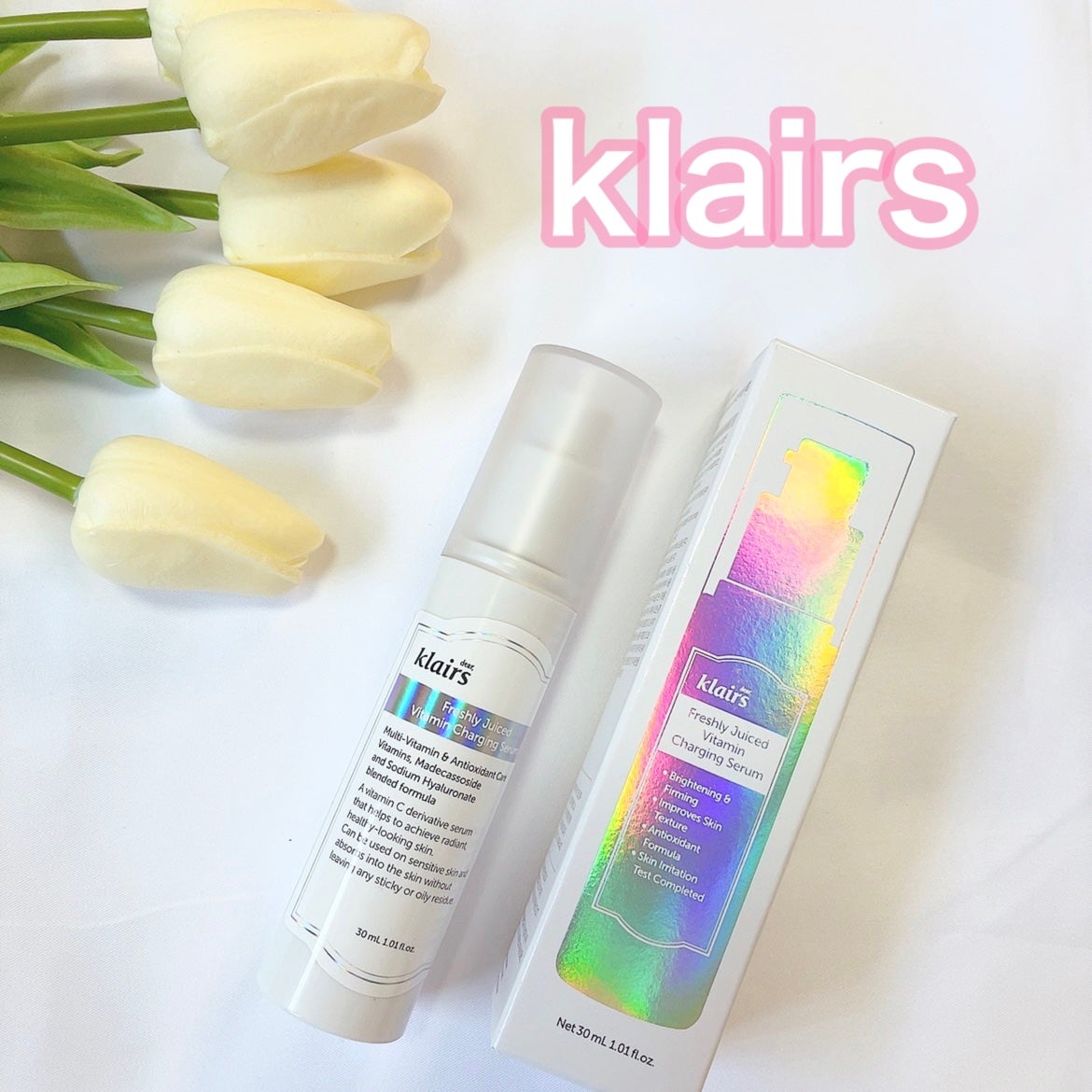 フレッシュリージュースドビタミンチャージングセラム(30ml)/Klairs/美容液を使ったクチコミ(1枚目)