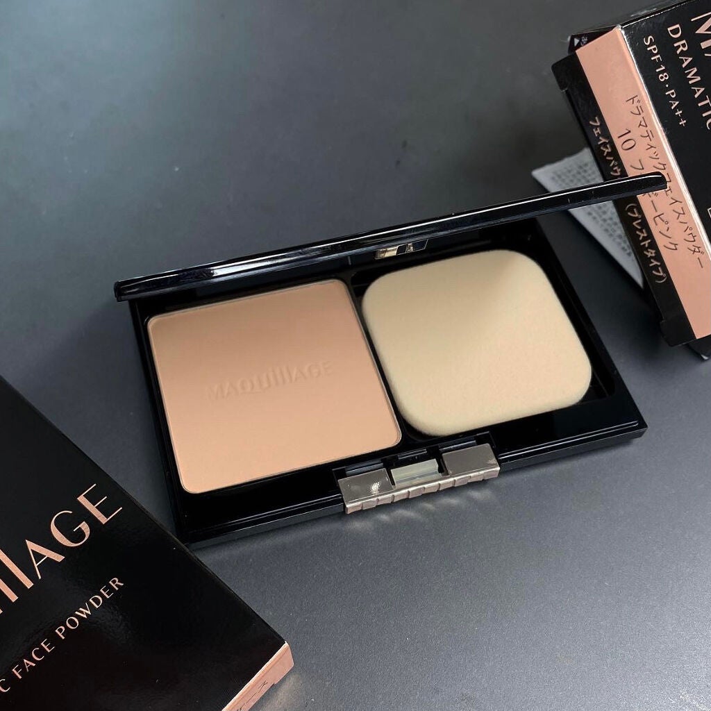 ドラマティックフェイスパウダー/マキアージュ/プレストパウダーを使ったクチコミ(2枚目)