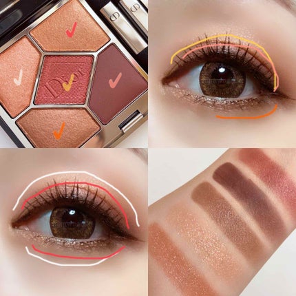 【旧】サンク クルール クチュール/Dior/アイシャドウパレットを使ったクチコミ(3枚目)