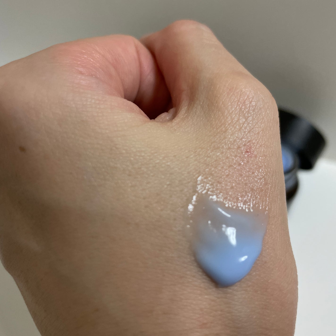 ミッドナイトブルーカーミングクリーム/Klairs/フェイスクリームを使ったクチコミ(3枚目)