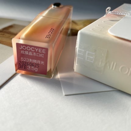 Joocyee グレーズフィルムルージュ/Joocyee/口紅を使ったクチコミ(4枚目)