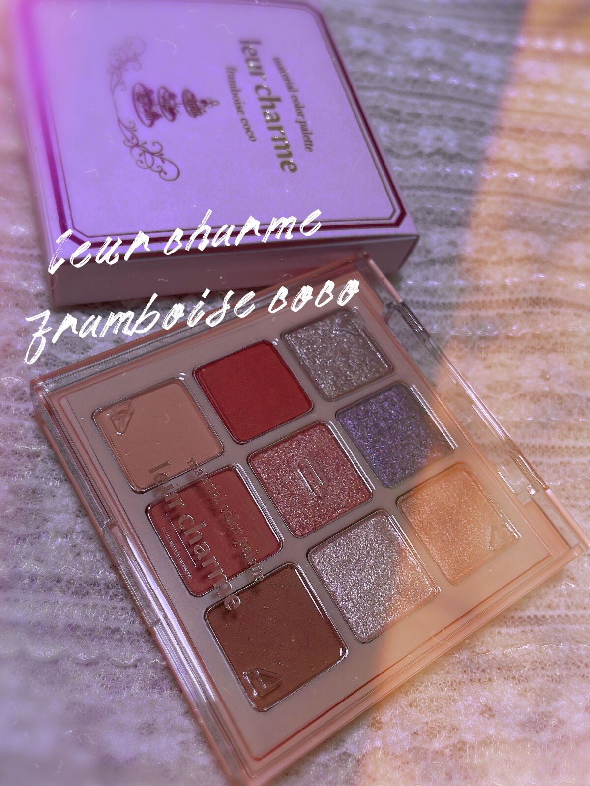 マテリアルカラーパレット/leur charme/アイシャドウパレットを使ったクチコミ(4枚目)