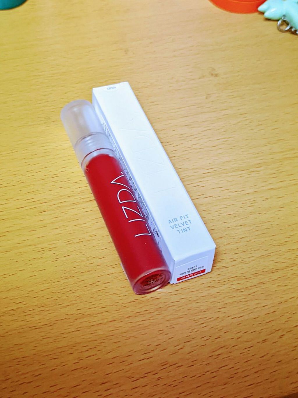 エアフィットベルベットティント/LIZDA/リップティントを使ったクチコミ（2枚目）