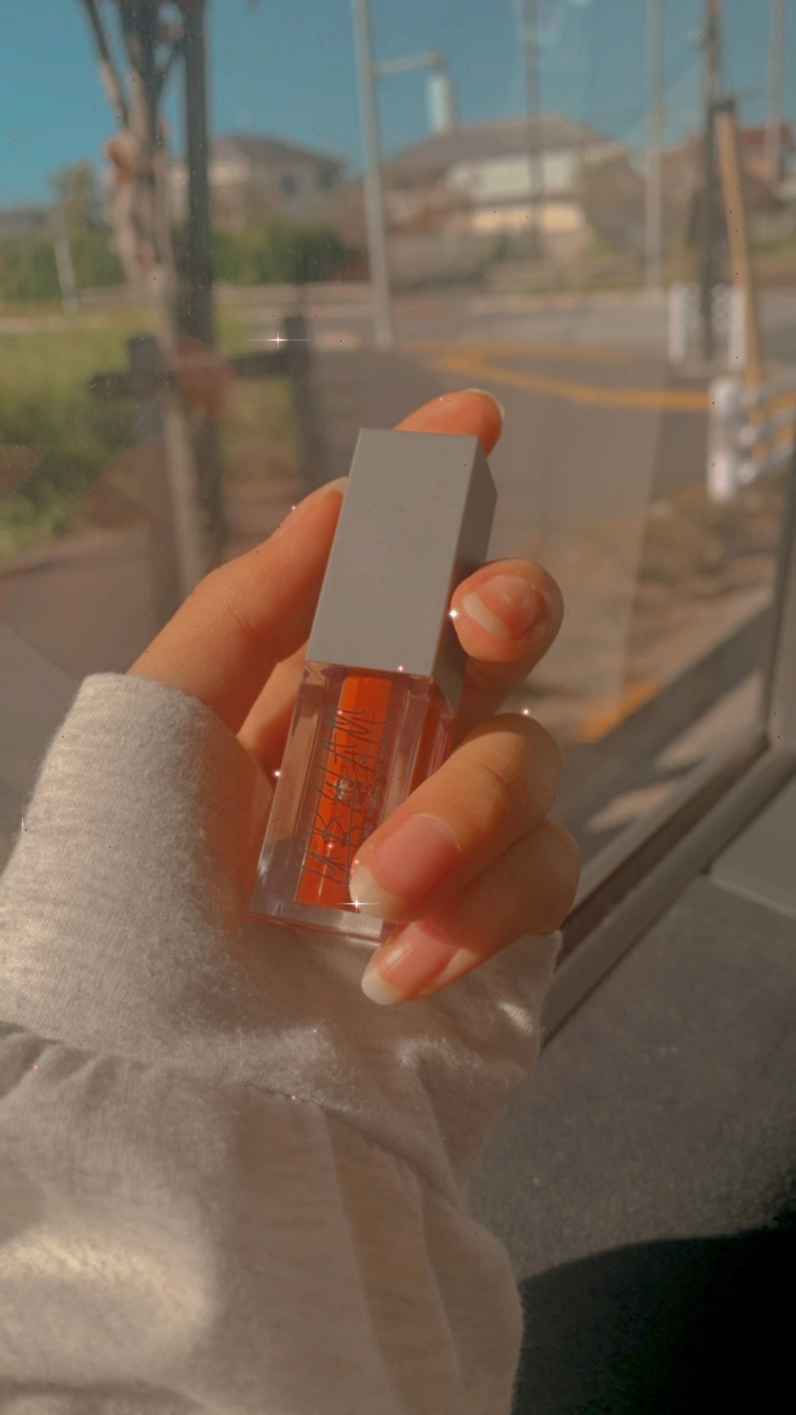 UR GLAM LIP OIL/U R GLAM/リップグロスを使ったクチコミ(4枚目)