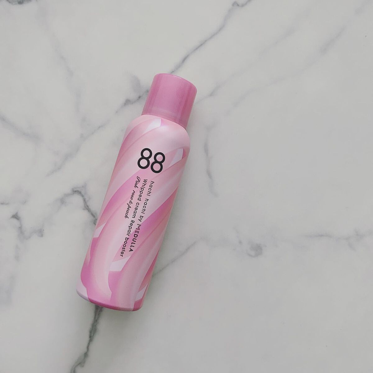 ホイップクリームリペアブースター PINK RosePeach/88 by MEDULLA/洗い流すヘアトリートメントを使ったクチコミ（1枚目）