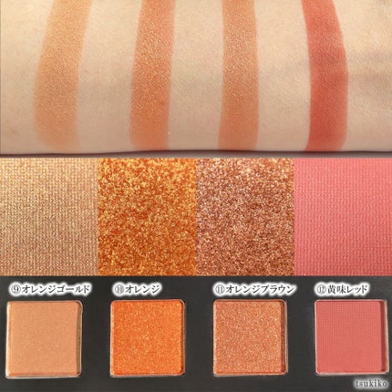 HEXZEスターライトファントム12アイシャドウ01/HEXZE(ヘックスゼ)/アイシャドウパレットを使ったクチコミ(6枚目)