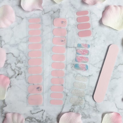 ダッシングディバグロスジェルネイルストリップ/DASHINGDIVA MAGICPRESS/ネイルシールを使ったクチコミ(4枚目)