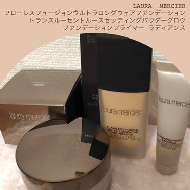 初めまして^^

ずっと欲しかったファンデーションを購入したのでレビューしたいと思います。

LAURA  MERCIER
①フローレス フュージョン ウルトラ ロングウェア ファンデーション     