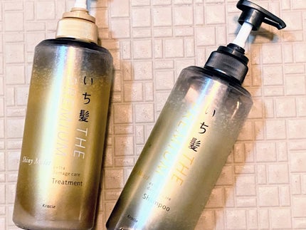 THE PREMIUM エクストラダメージケアシャンプー/トリートメント(シャイニーモイスト)/いち髪/市販シャンプーを使ったクチコミ(1枚目)