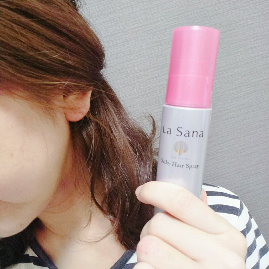 海藻 シルキー ヘア スプレー/ラサーナ/ヘアスプレーを使ったクチコミ（3枚目）
